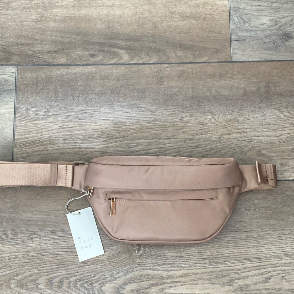 Light Brown NWT Nylon Belt Bag